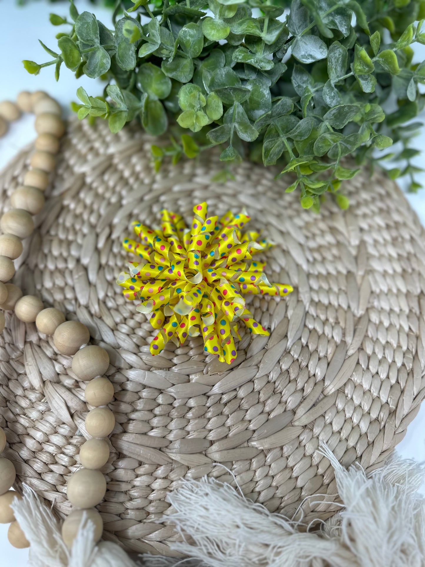 Yellow With Dots