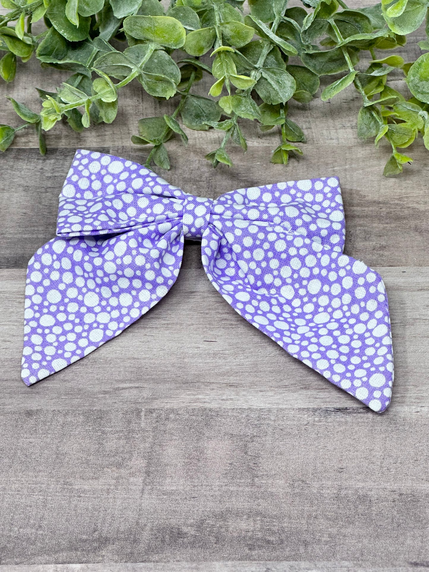 Purple with White Dots
