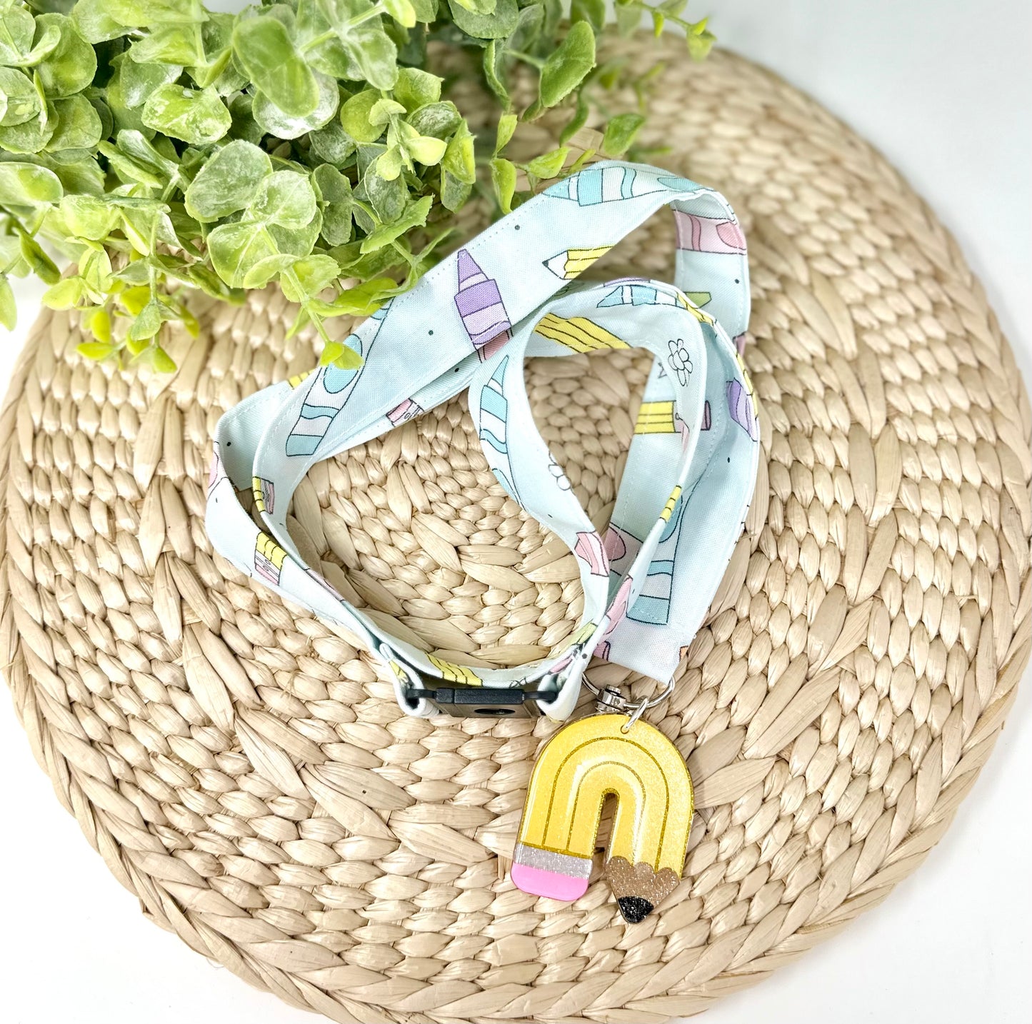 Fabric Lanyard with Acrylic