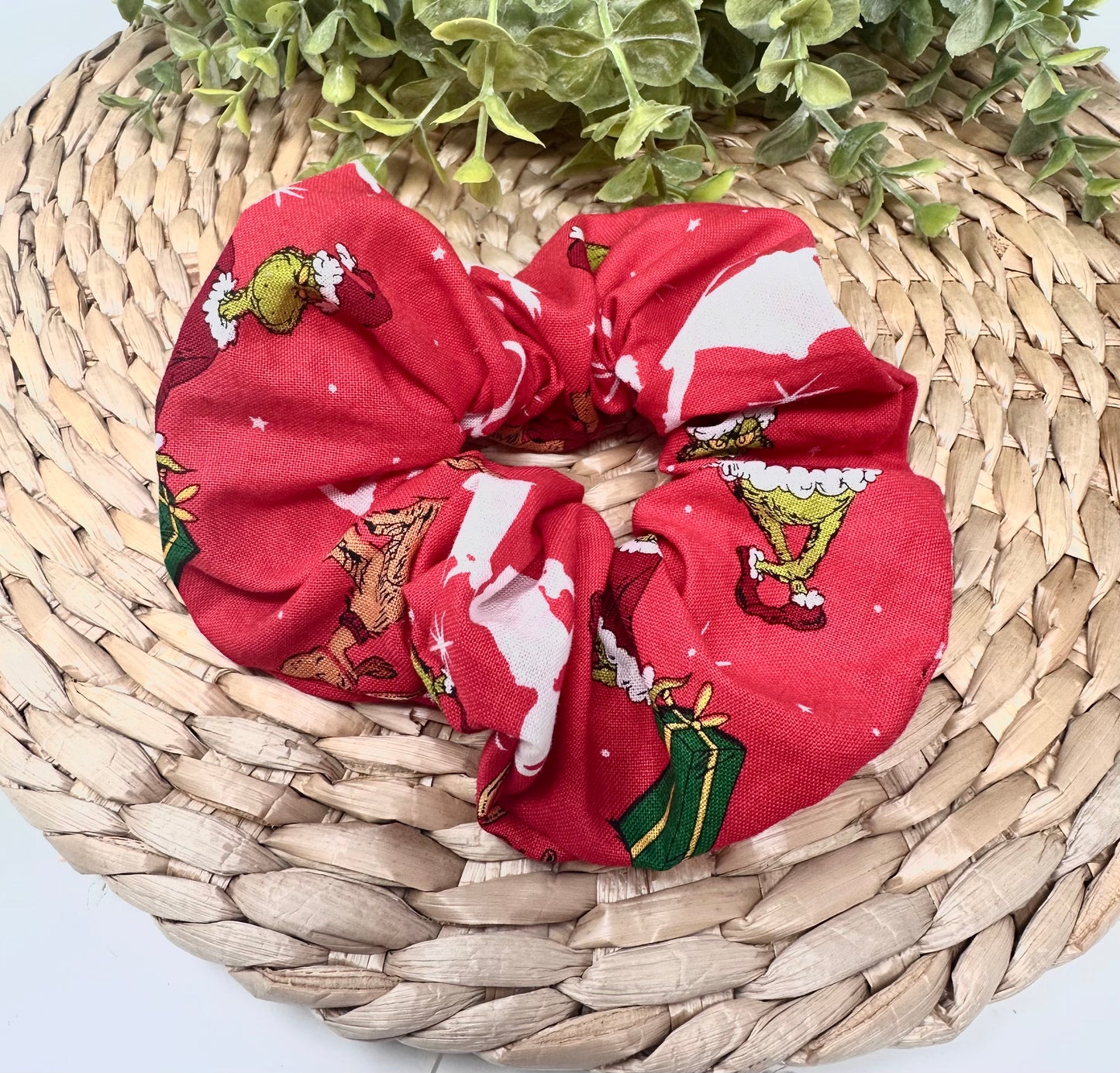 Holiday Cotton Scrunchies