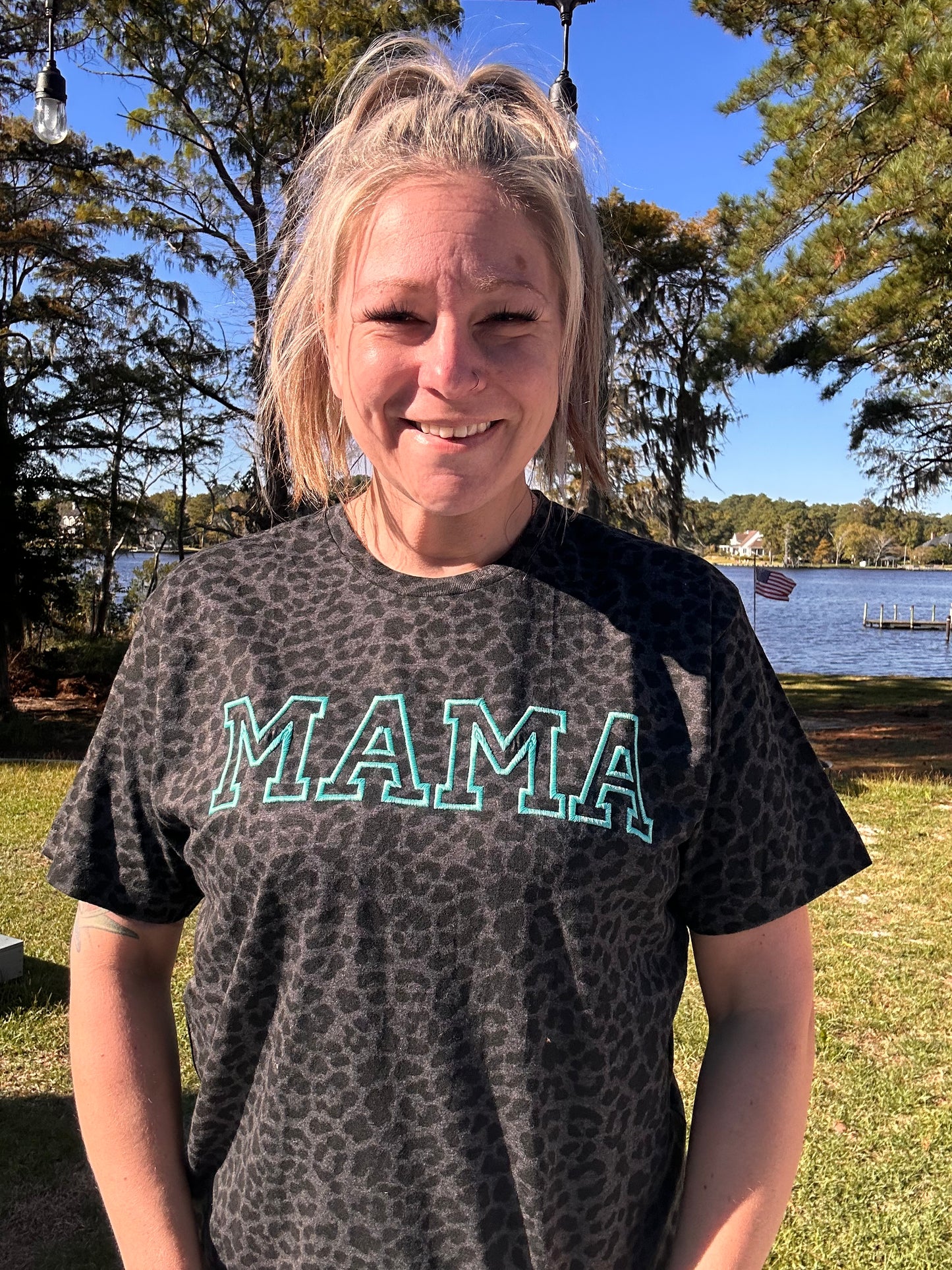 Mama and Mini Matching Leopard Tee's