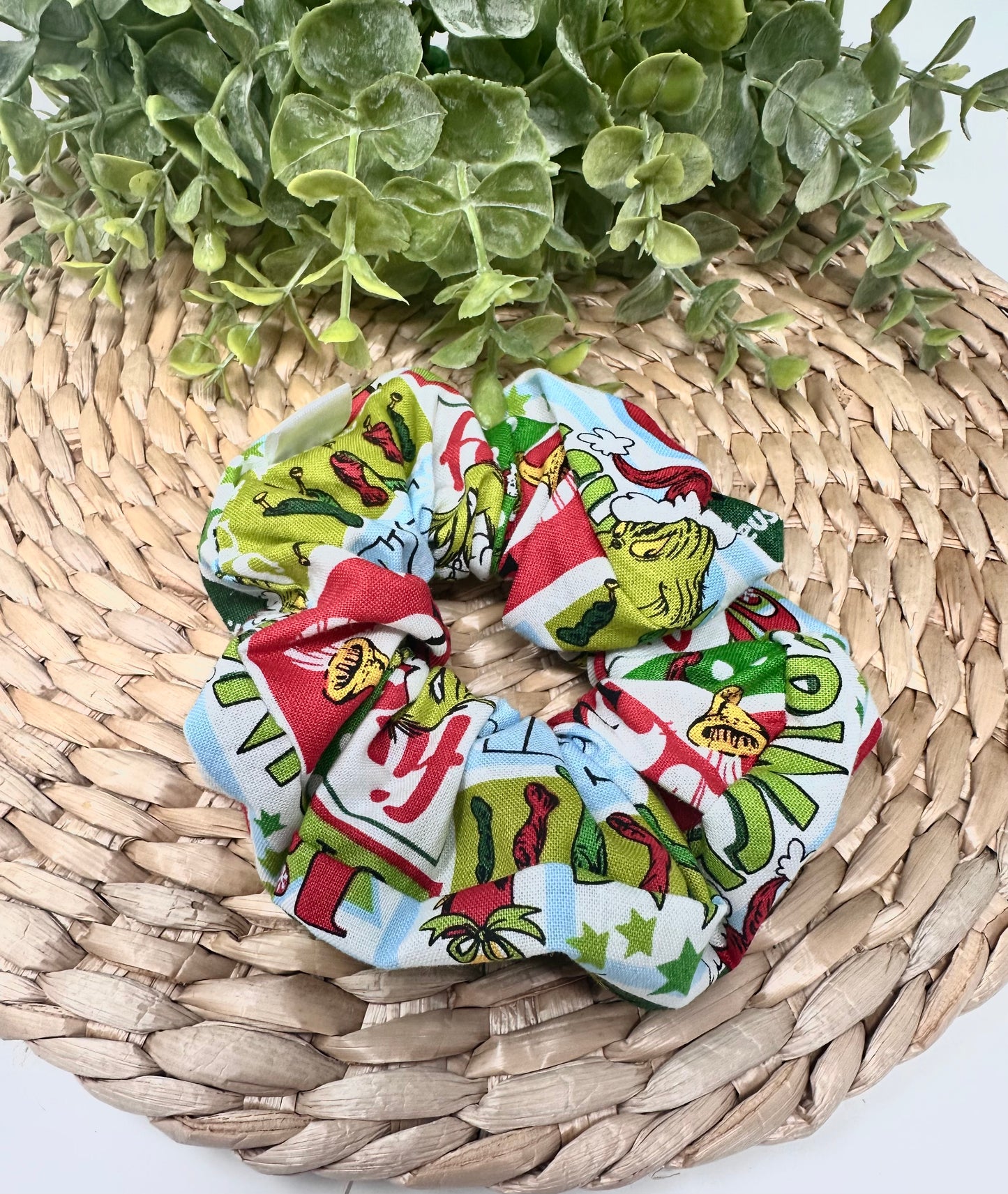 Holiday Cotton Scrunchies