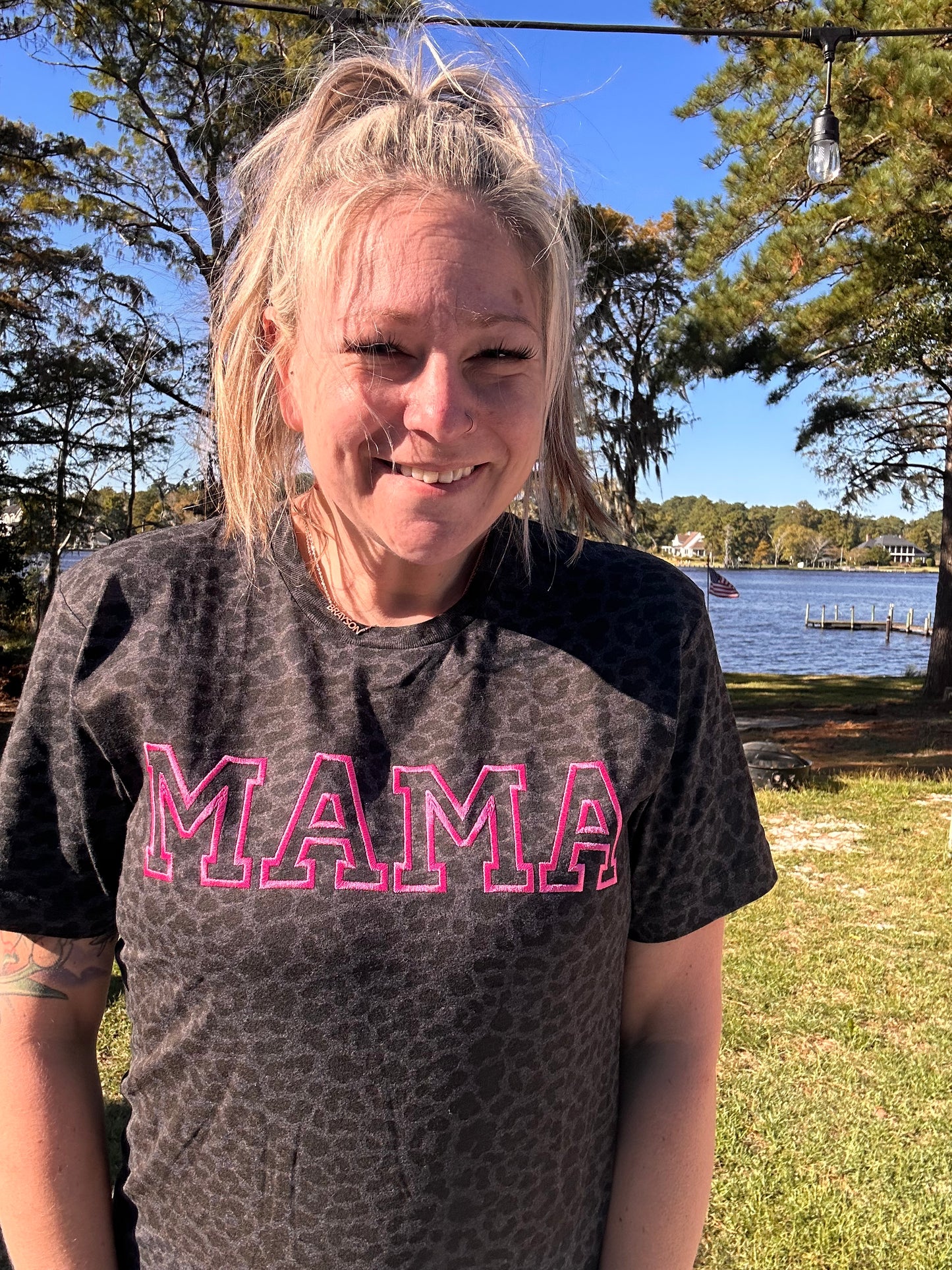 Mama and Mini Matching Leopard Tee's