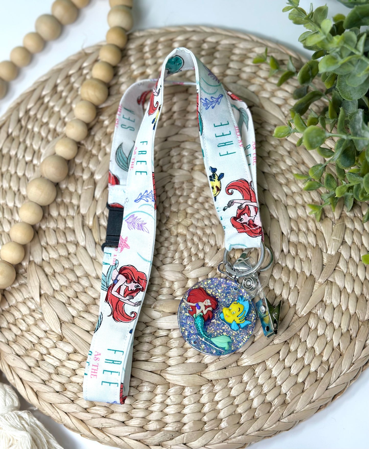 Fabric Lanyard with Acrylic