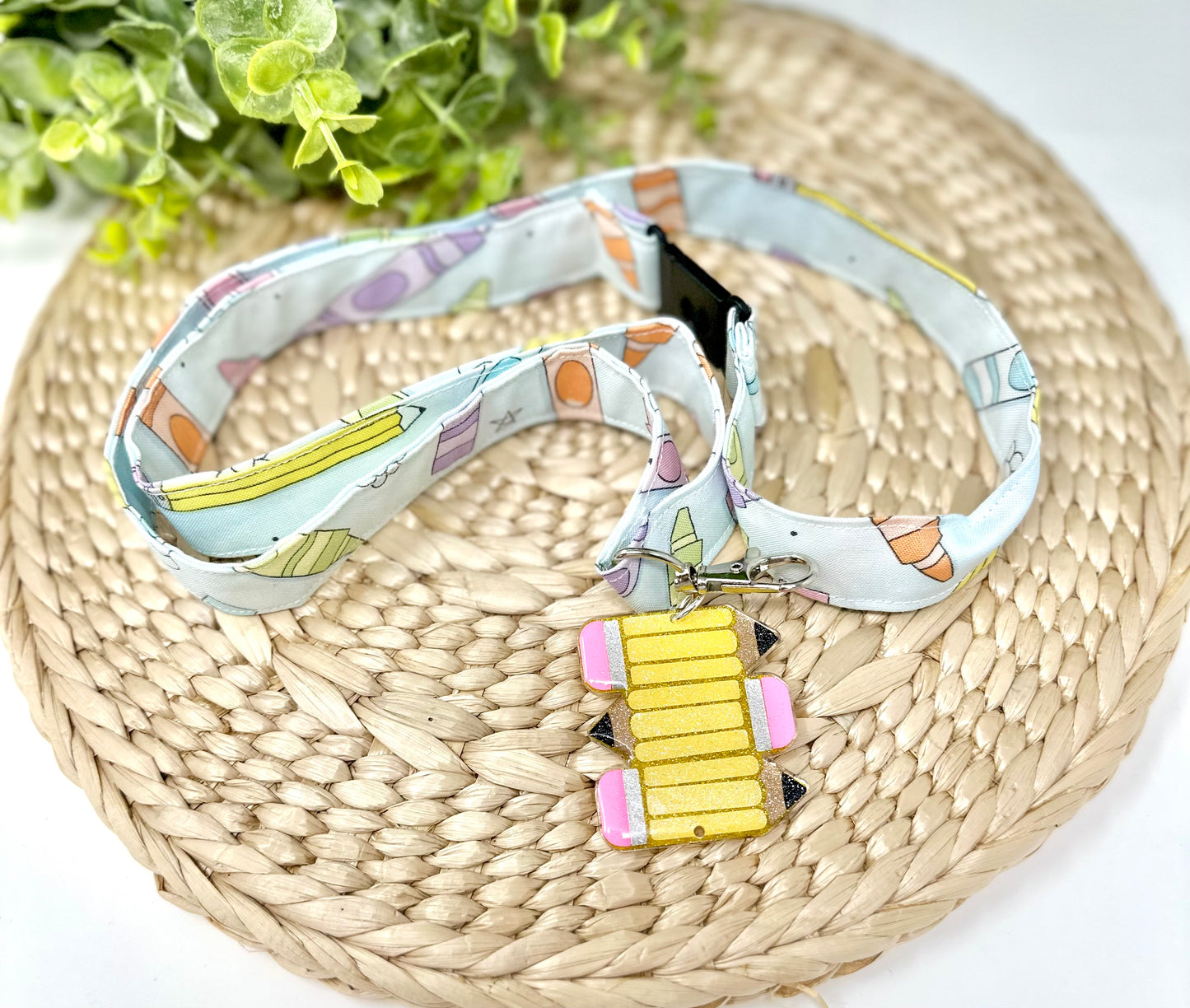 Fabric Lanyard with Acrylic