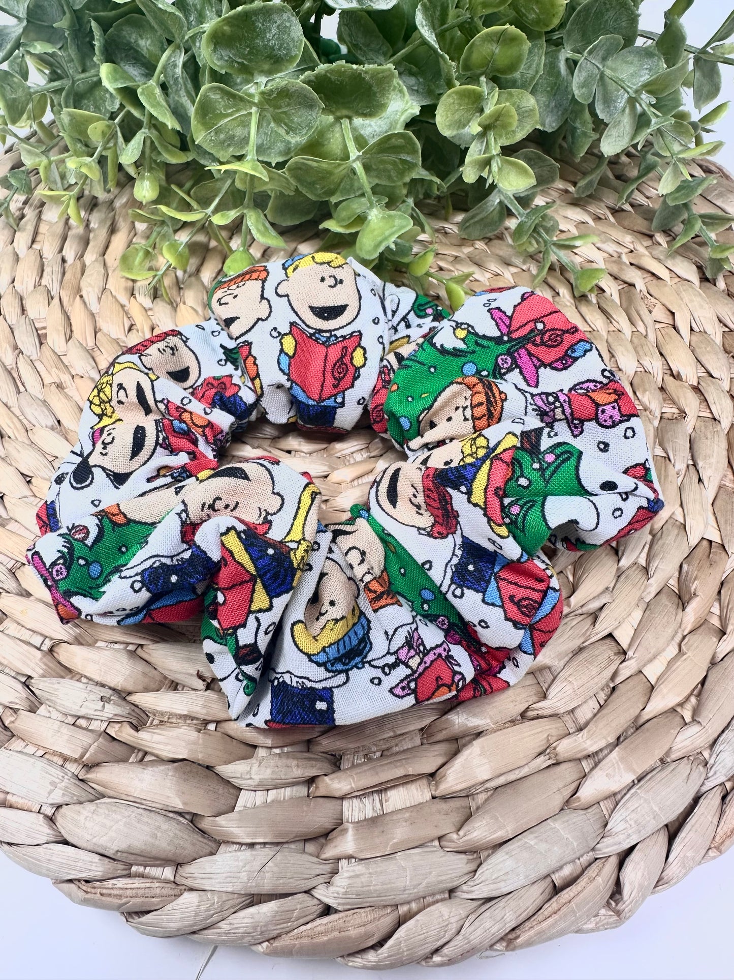 Holiday Cotton Scrunchies