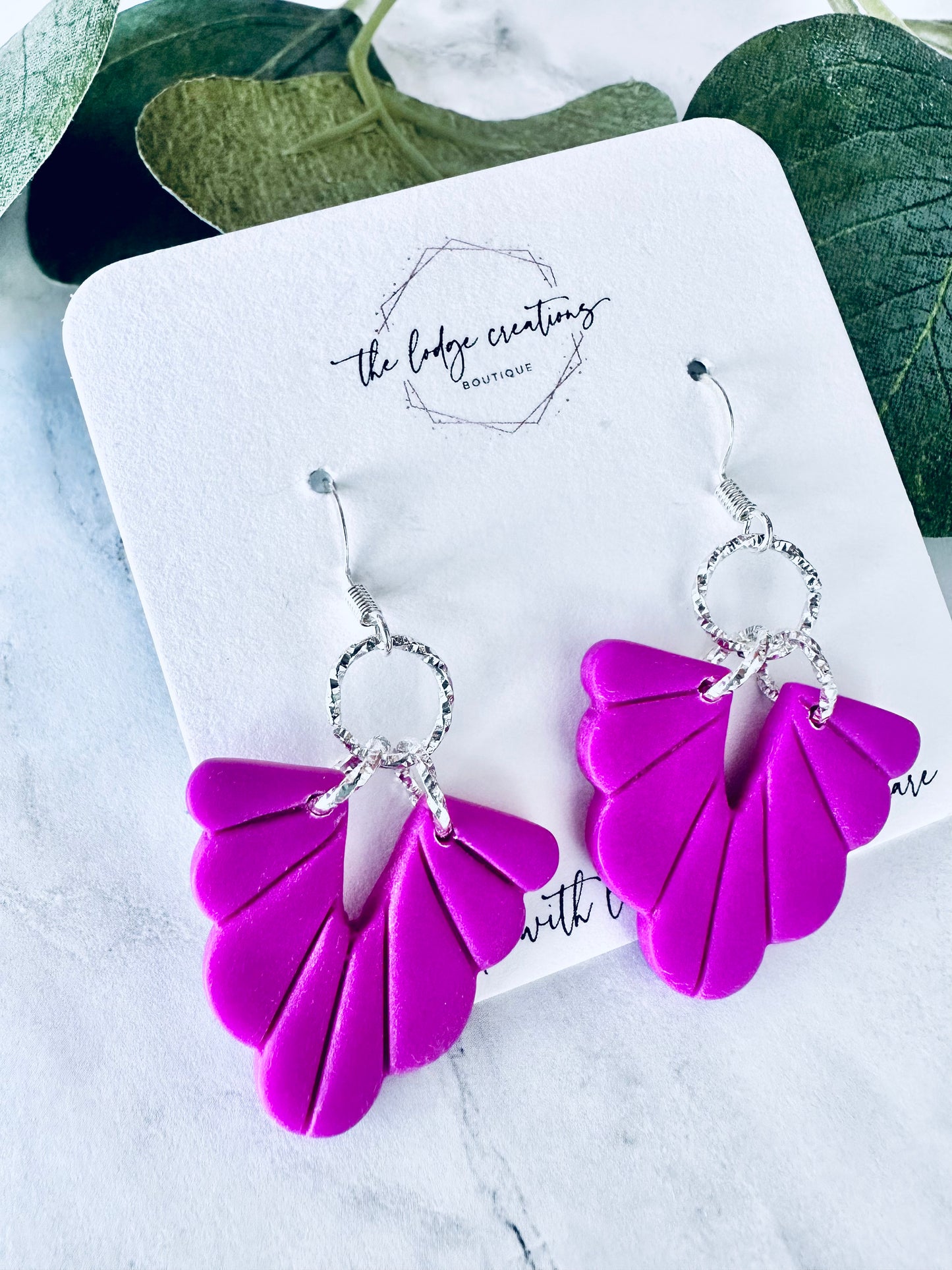 Textured Ring Dangles