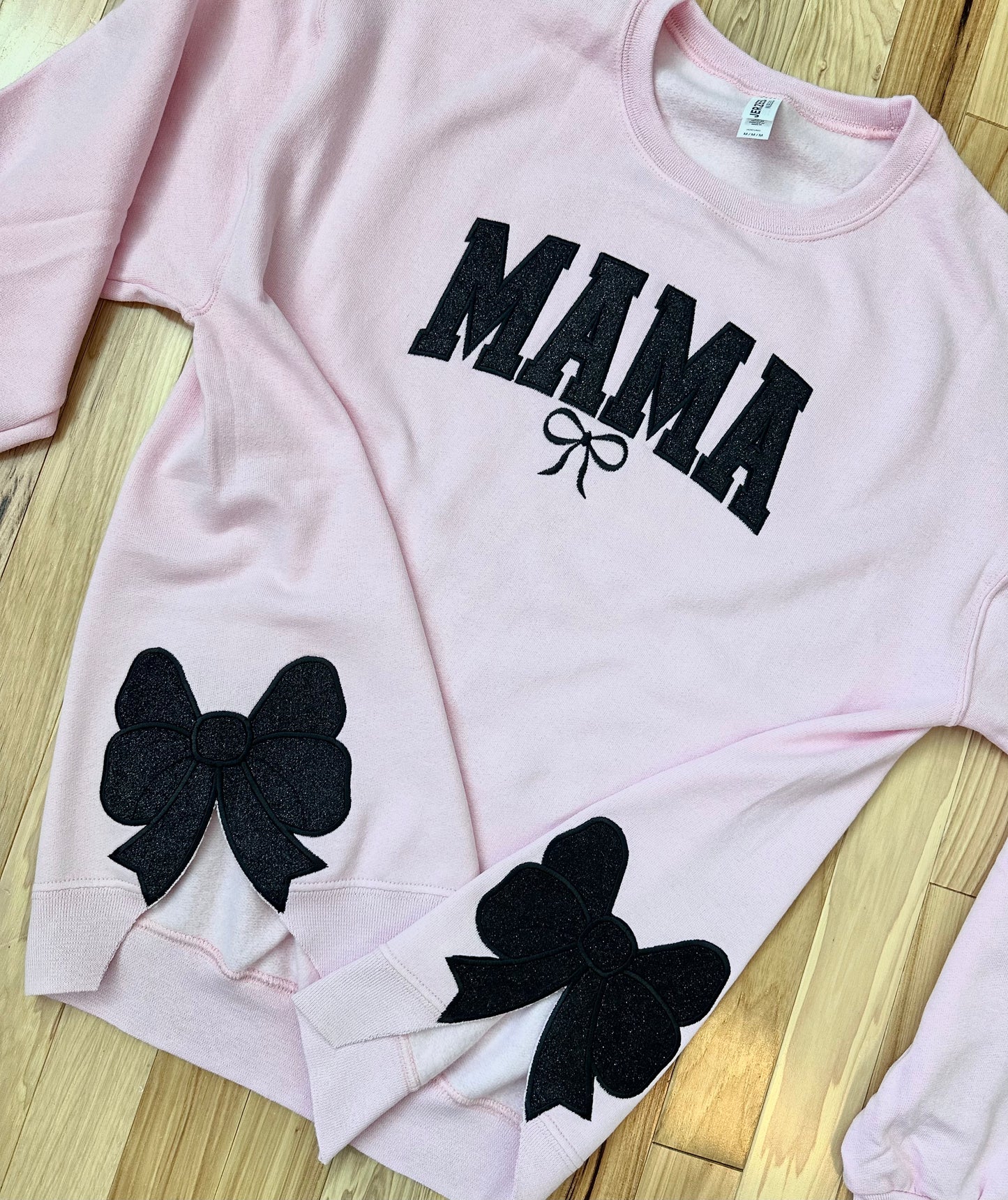 Pink Side Bow Mama Crew
