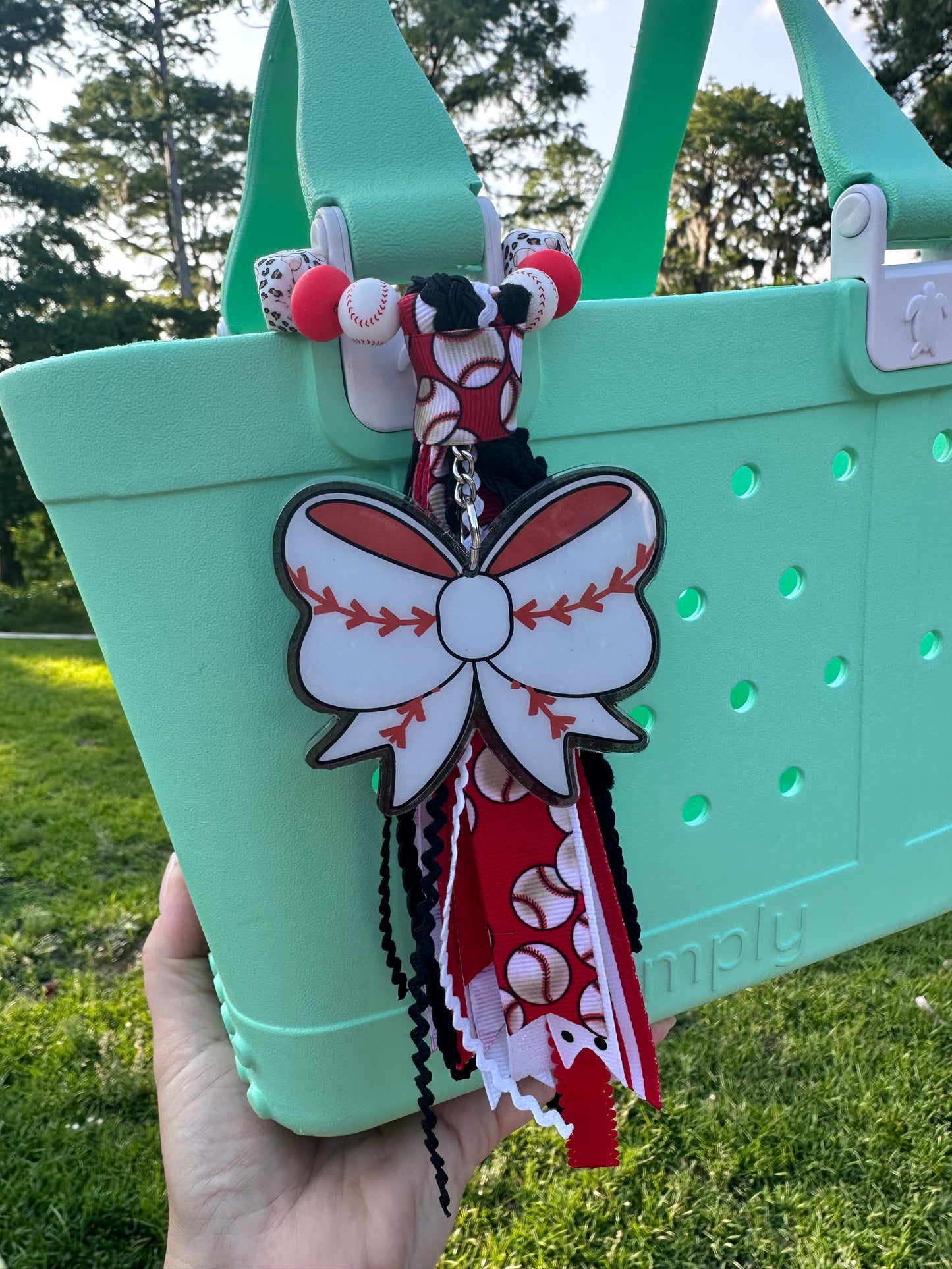 Sports Bow Bag Tags