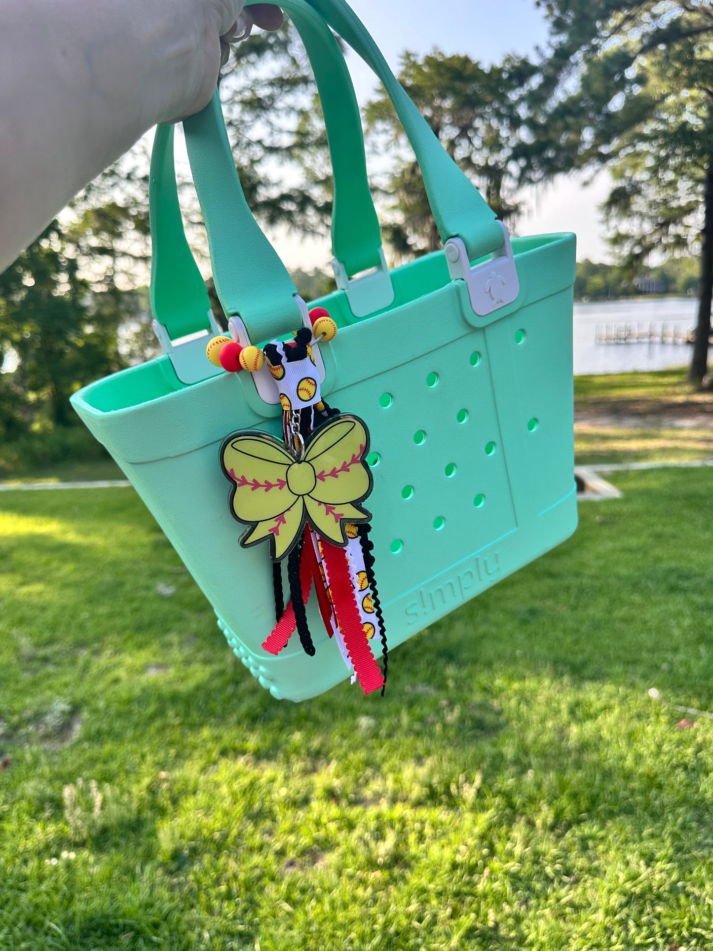 Sports Bow Bag Tags