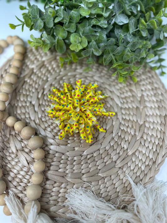 Yellow With Dots