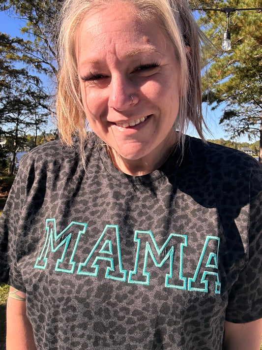Mama and Mini Matching Leopard Tee's