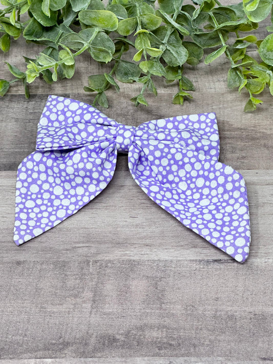 Purple with White Dots
