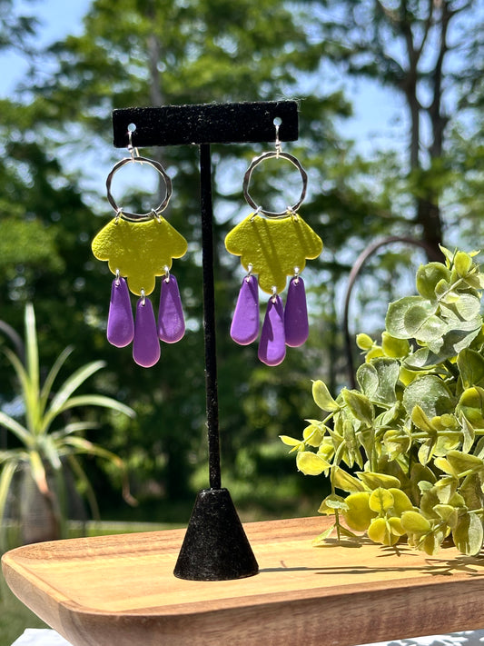 Purple and Green