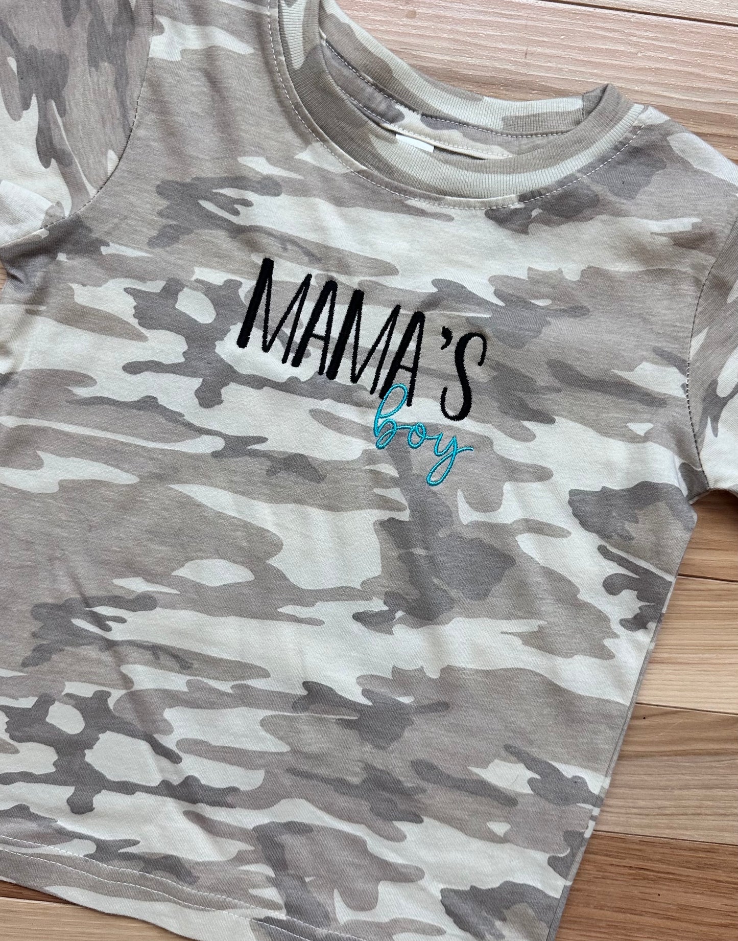 Tan Camo Boy Mama/Mama's Boy Matching Tee's (Copy)