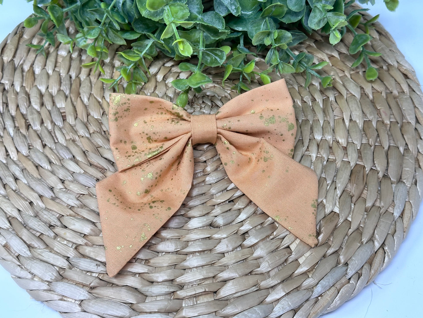 Orange with Fold Splatter