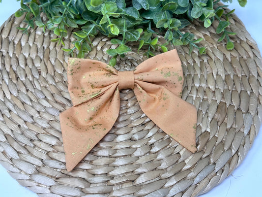 Orange with Fold Splatter