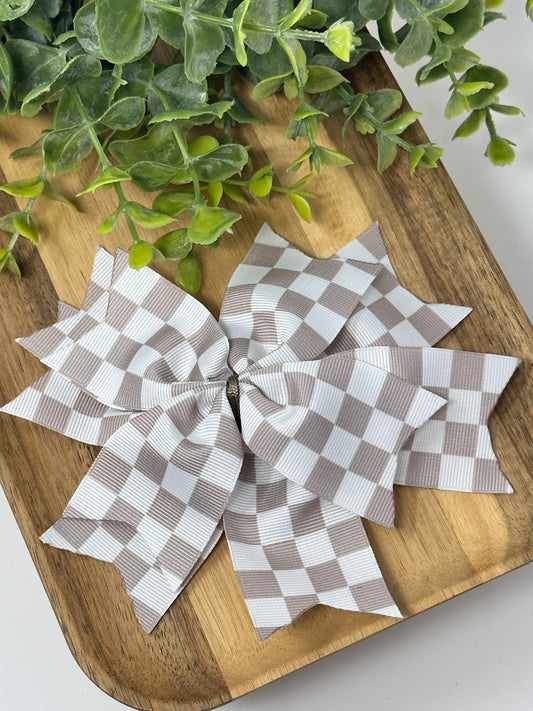 Tan Checkered