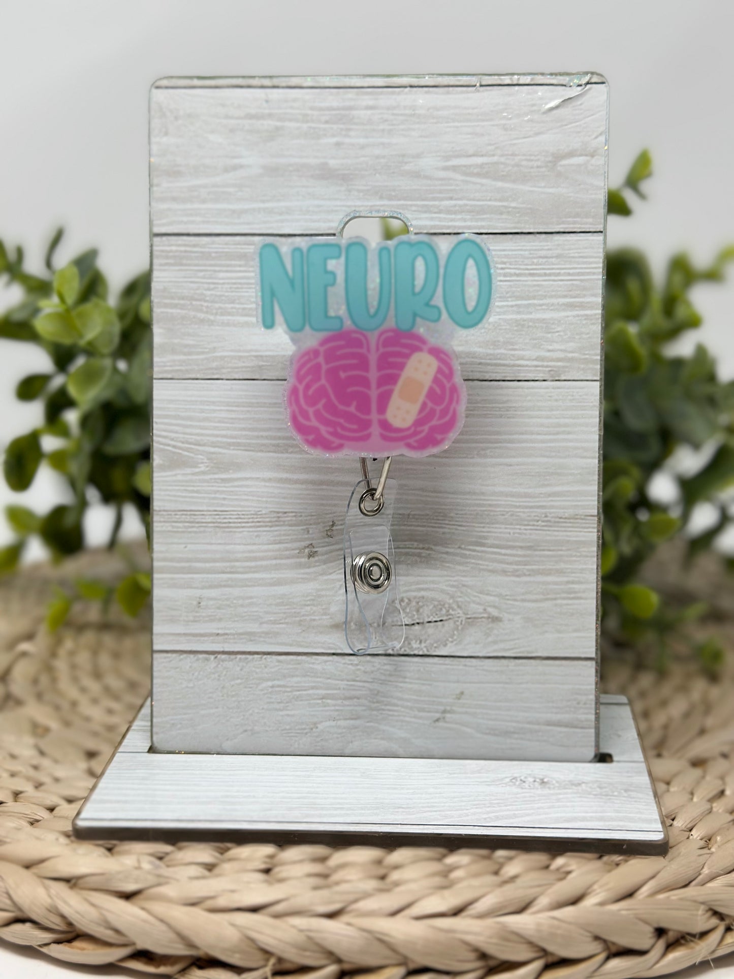 Interchangeable Neuro Badge Reel Topper