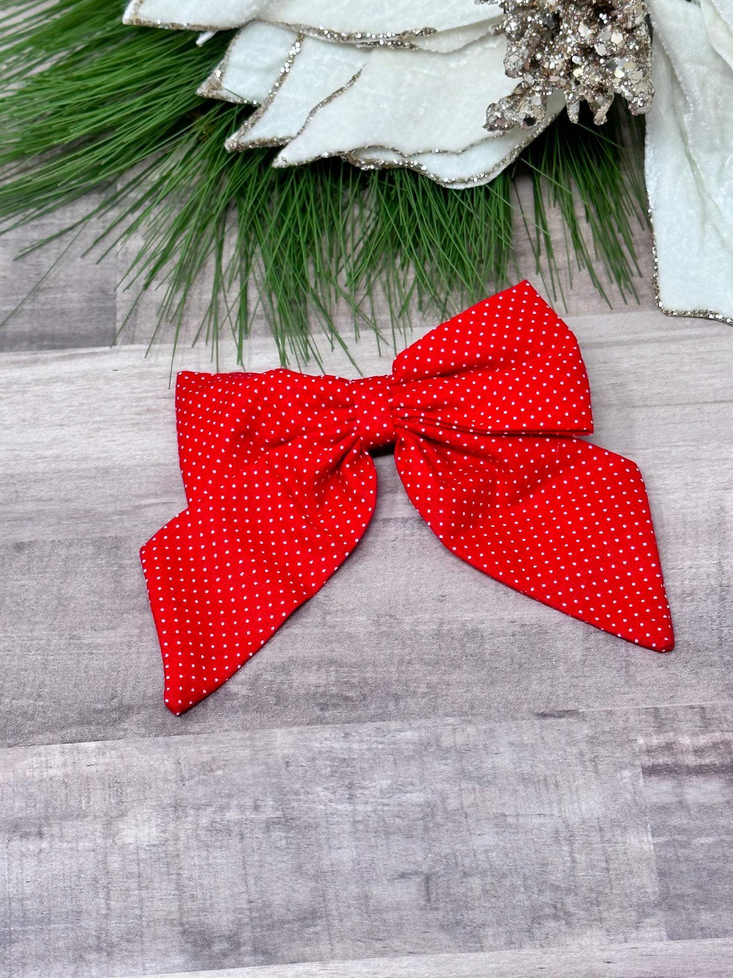Red with White Dots