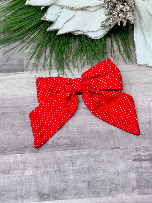 Red with White Dots