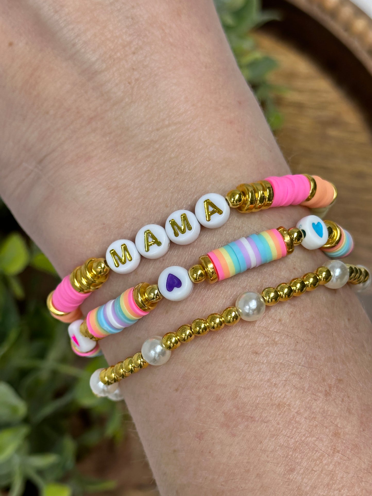 Pastel Rainbow Mama Stack