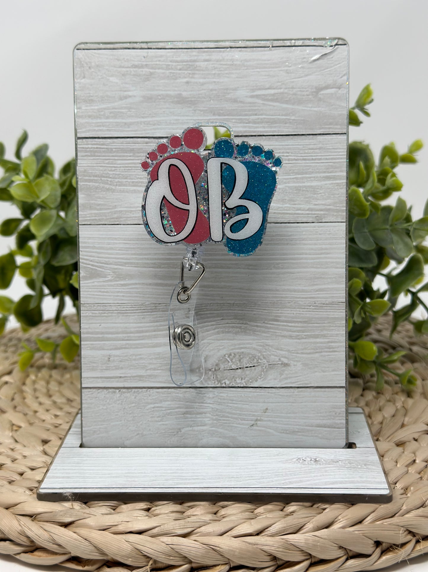 Interchangeable OB Badge Reel Topper