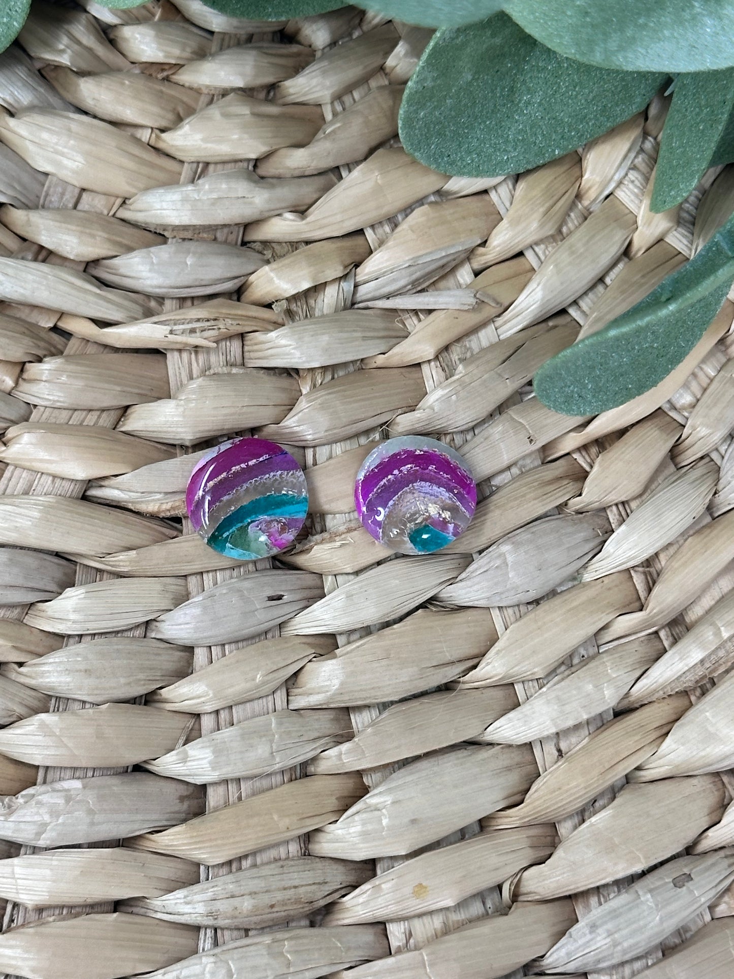Agate Studs