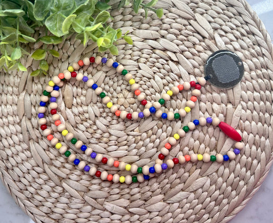 Beaded Lanyards to use with Interchangeable Toppers