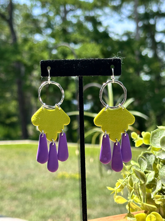 Purple and Green