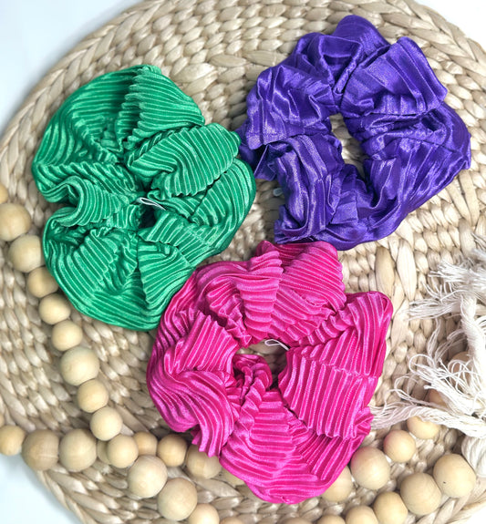 Ribbed Scrunchies