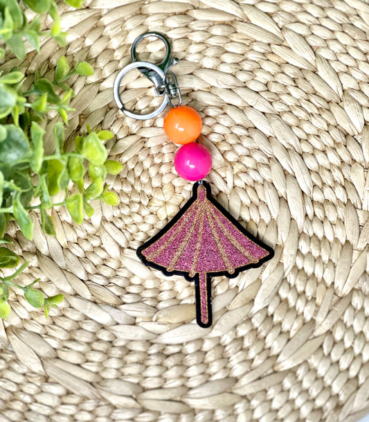 Coctail Umbrella Keychain