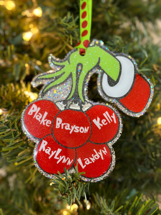 Green Hand Ornament