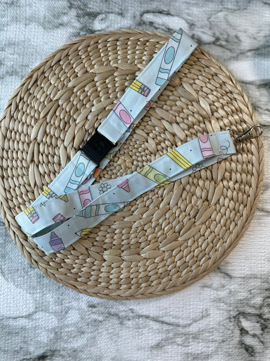 Fabric Lanyards with no Acrylic