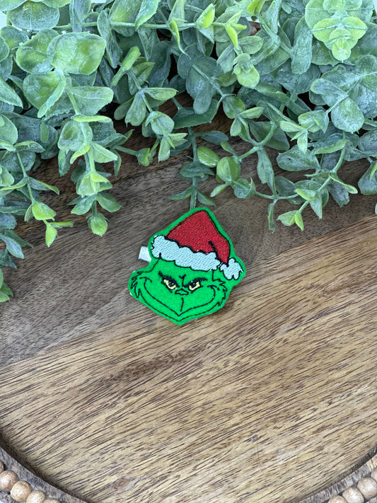 Grinch Feltie Hair Clip