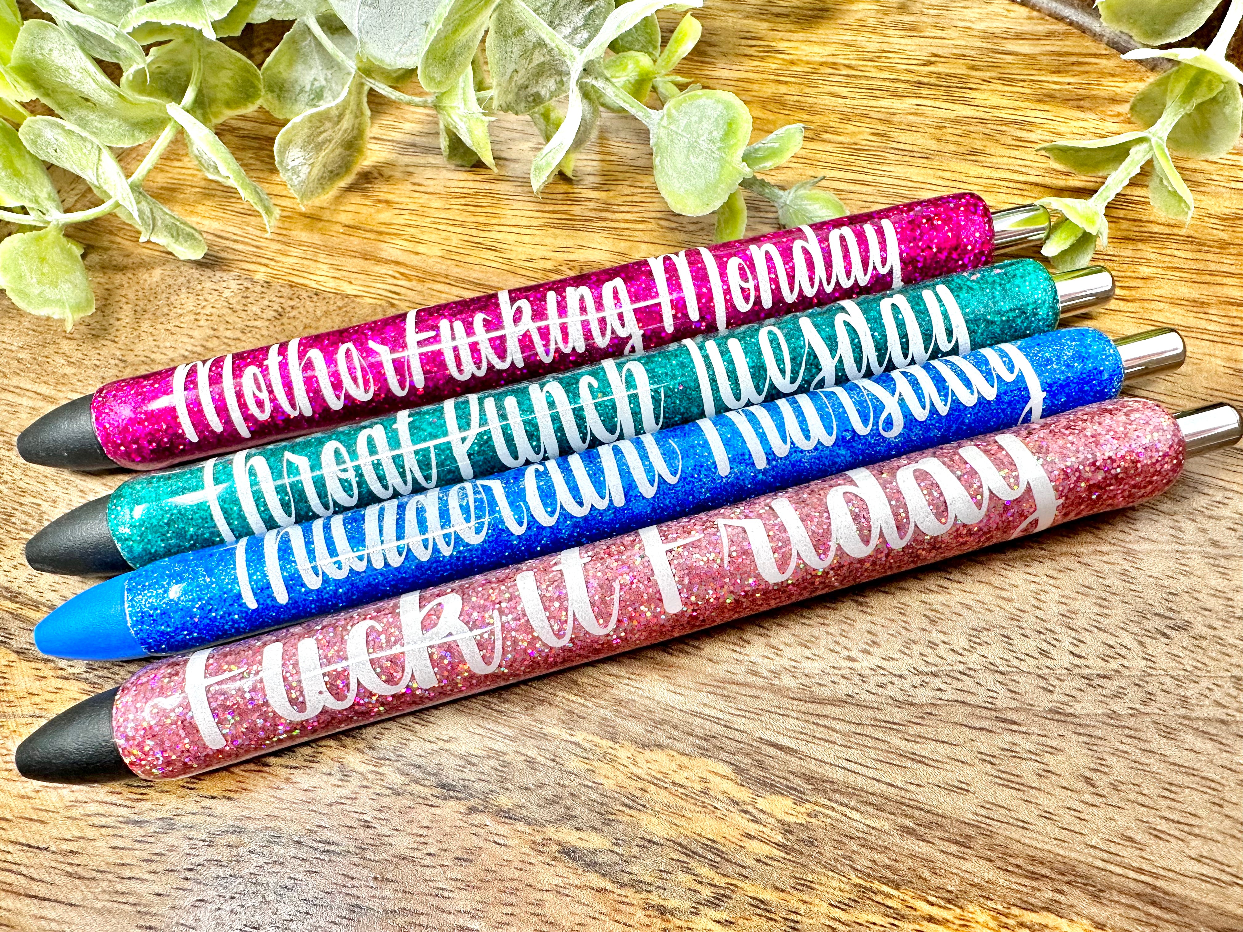Weekday Potty Mouth Pens