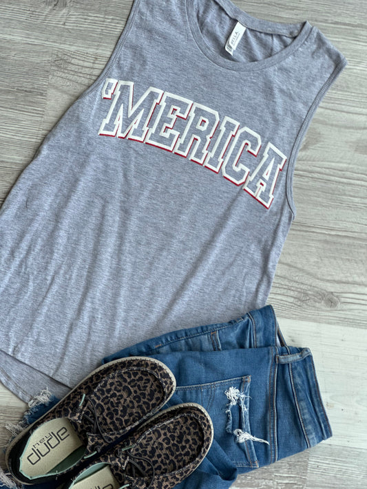 ‘Merica Puff Tank