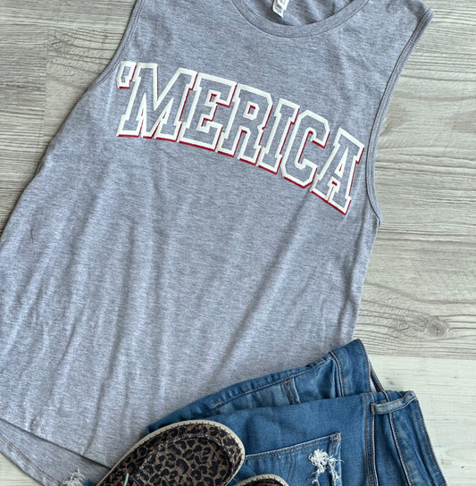 ‘Merica Puff Tank