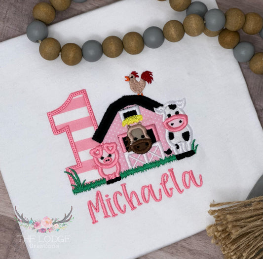 Barnyard Birthday Tee