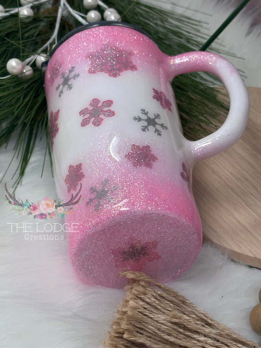 Pink Snowflakes